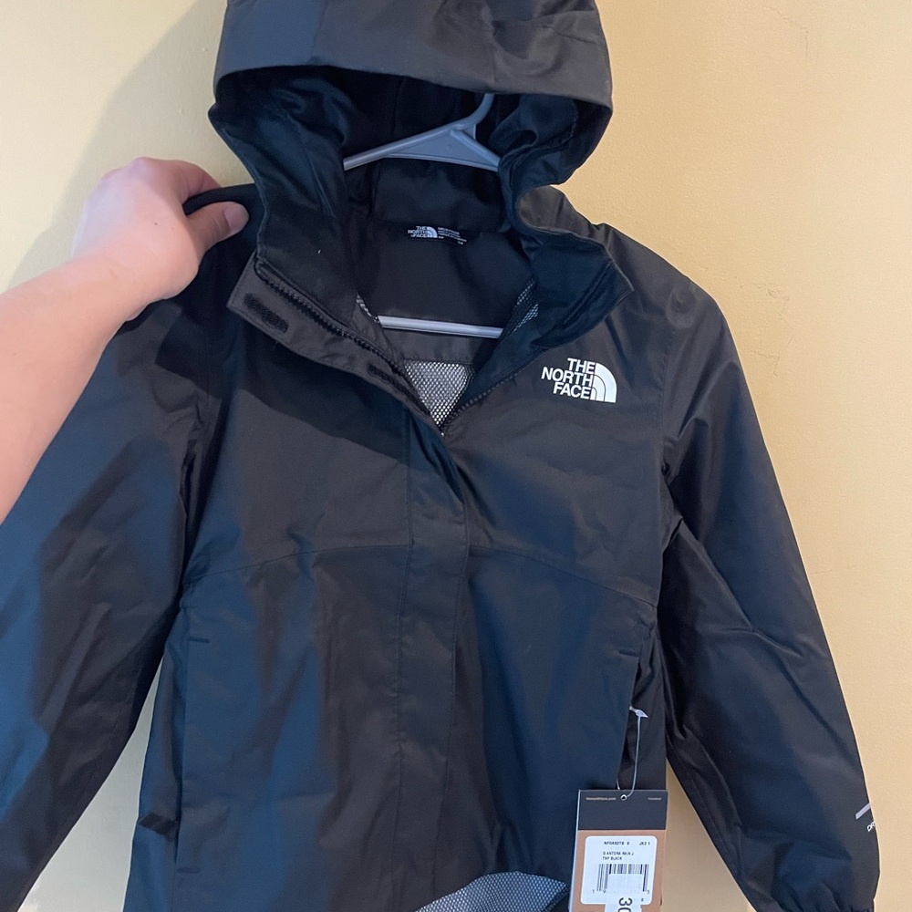 The North Face Kids Black Raincoat